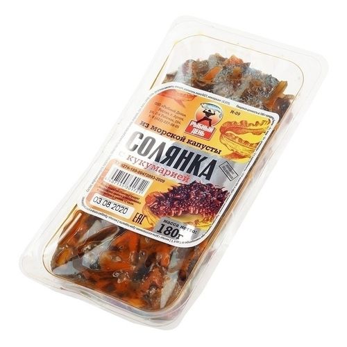 Солянка Рыбный День из морской капусты с кукумарией 170 г
