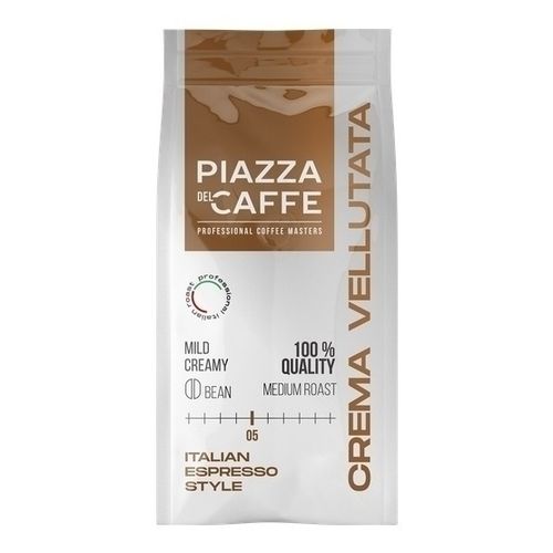 Кофе Piazza del Caffe Crema Vellutata в зёрнах 230 г
