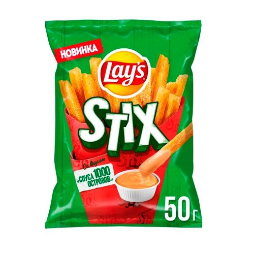 Чипсы картофельные Lay's Stix Соус 1000 островов 50 г