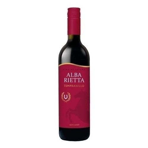 Вино Alba del Sol Альба рьетта темпранильо красное полусладкое 0,75 л Испания