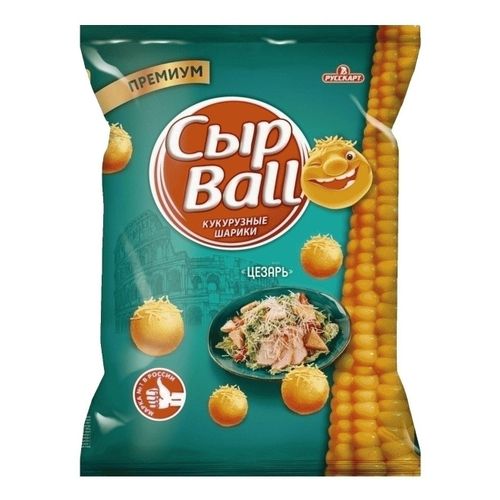 Снек кукурузный Сырball Шарики Цезарь 140 г