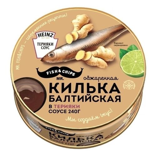 Килька Mr. Fish & Chips в соусе Терияки 240 г