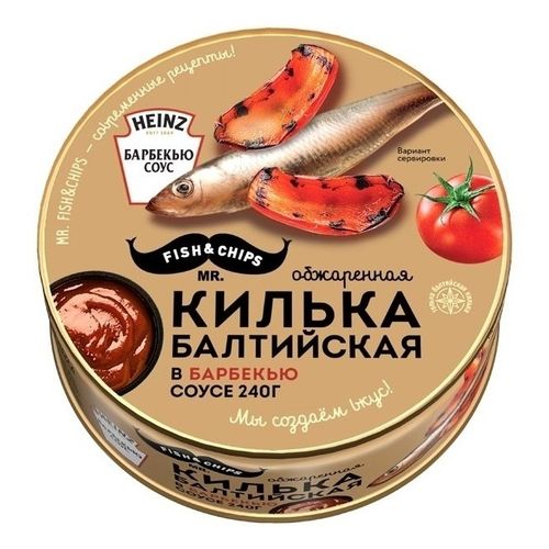 Килька Mr. Fish & Chips в соусе Барбекю 240 г