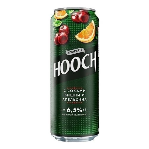 Коктейль Hooch Super газированный с соками вишни и апельсина 450 мл