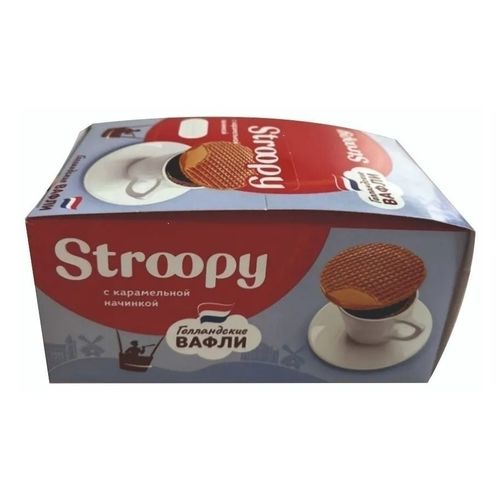 Вафли Stroopy голландские с карамельной начинкой 30 г