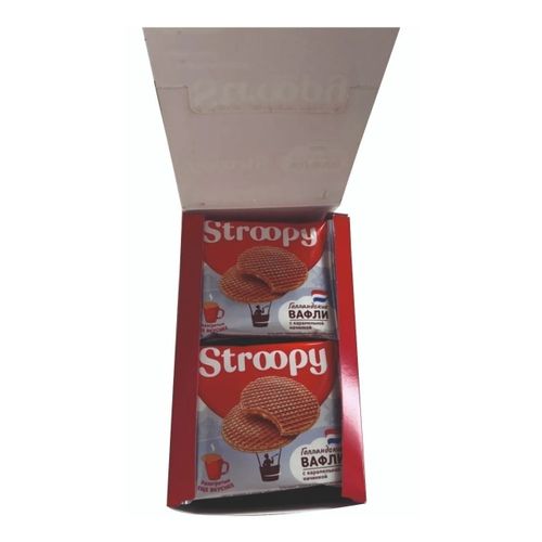 Вафли Stroopy голландские с карамельной начинкой 30 г