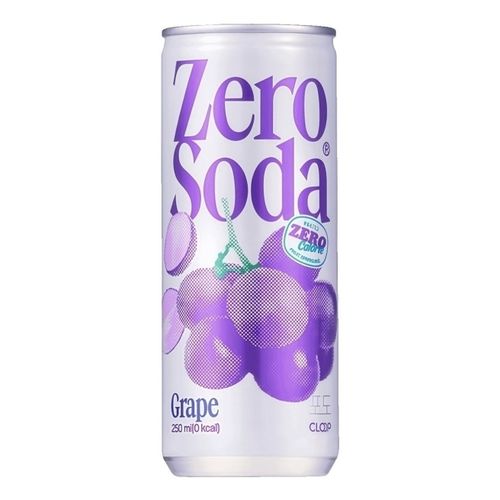 Газированный напиток Cloop Zero Soda вкус винограда 250 мл