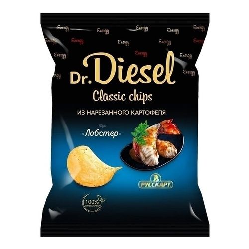 Чипсы картофельные Dr.Diesel мраморный стейк 120 г