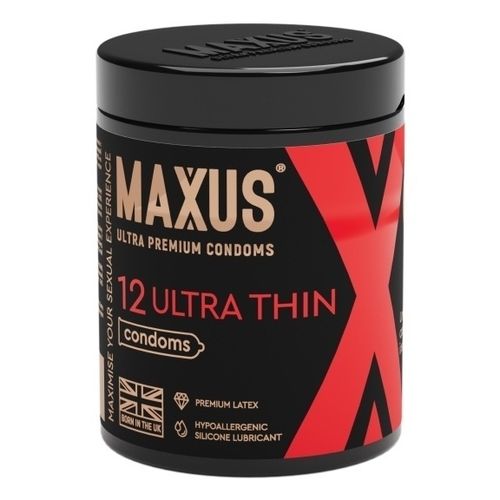 Презервативы Maxus Ultra thin анатомические 12 шт