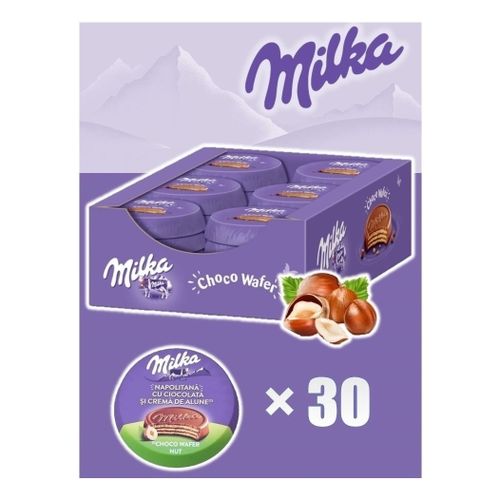 Печенье Милка Choco Wafer Hazelnut шоколадное с фундуком 30 г