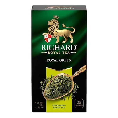 Чай зеленый Richard Royal Green в пакетиках 2 г х 25 шт