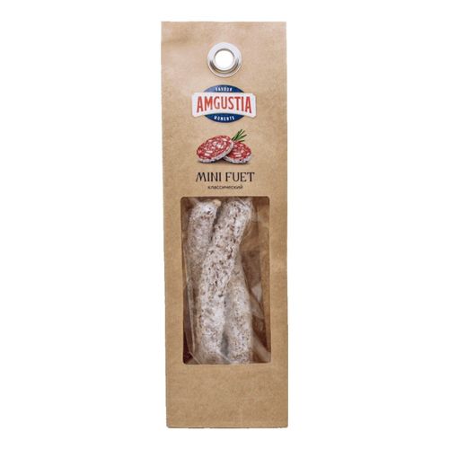 Колбаски Amgustia Mini Fuet Классик из курицы сыровяленые 60 г