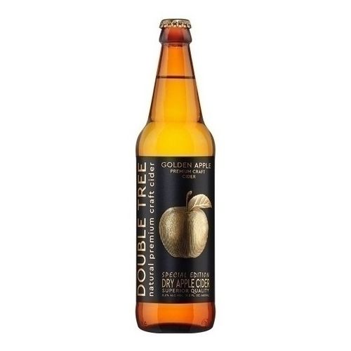 Сидр Double Tree Golden Apple сухой 450 мл Россия