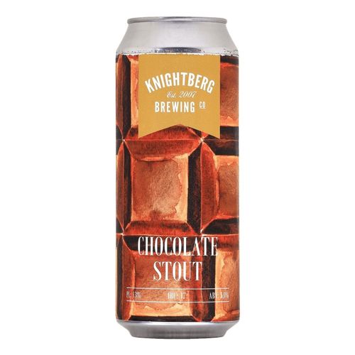 Пивной напиток Knightberg Chocolate Stout темный нефильтрованный непастеризованный 450 мл