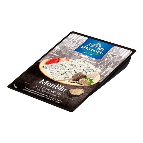 Сыр мягкий MonBlu с голубой благородной плесенью и трюфелями 60% 100 г
