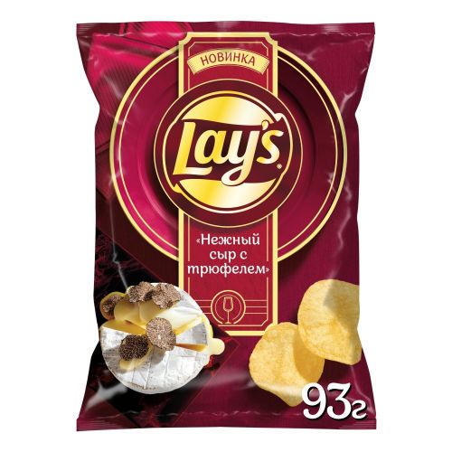 Чипсы картофельные Lay's Нежный сыр с трюфелем 93 г