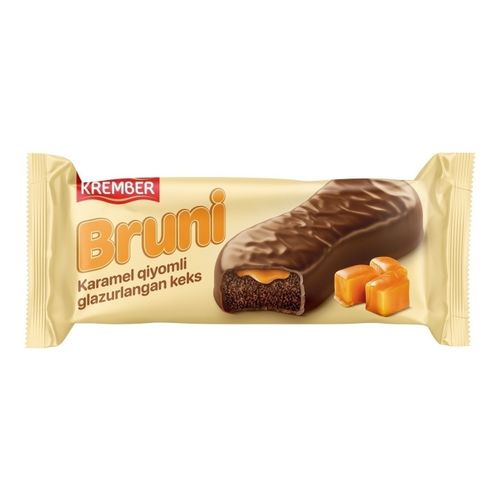 Кекс Krember Bruni глазированный с карамелью 40 г