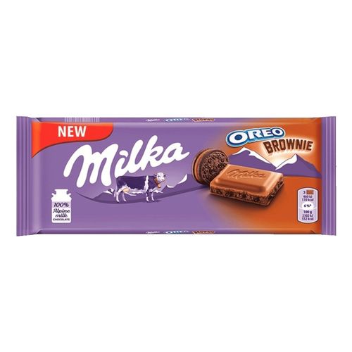 Шоколад Milka молочный Oreo Брауни 100 г