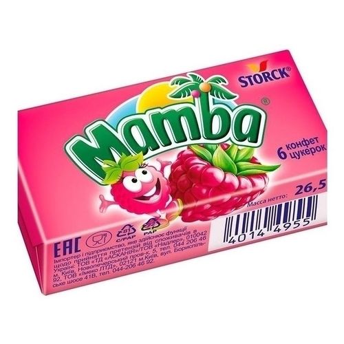 Конфета жевательная Mambа 26,5 г