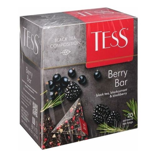 Чай черный Tess Berry Bar в пирамидках 1,8 г х 20 шт