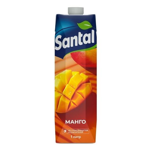 Нектар Parmalat Santal манго концентрированный пастеризованный с мякотью 1 л в ассортименте (вид по наличию)