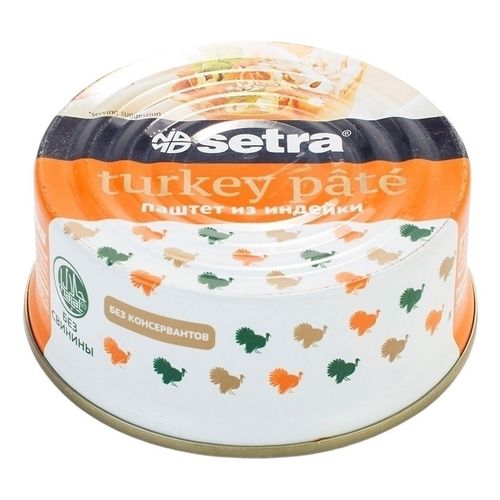 Паштет из индейки Setra Halal 100 г