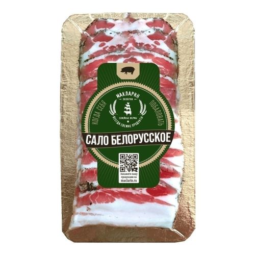 Сало МакЛарин Белорусское нарезка 80 г