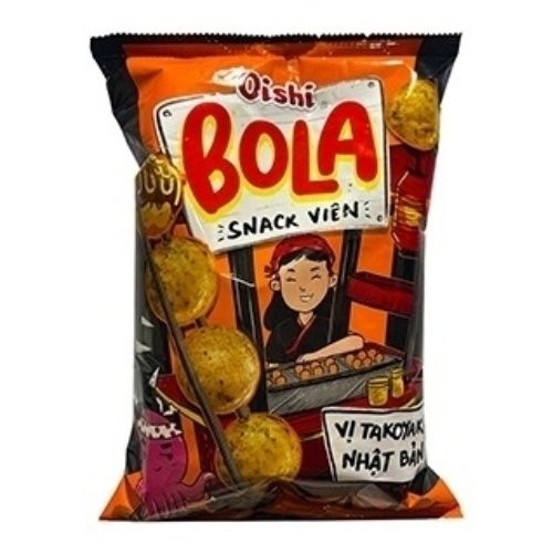 Чипсы кукурузные Oishi Bola Snack такояки 68 г