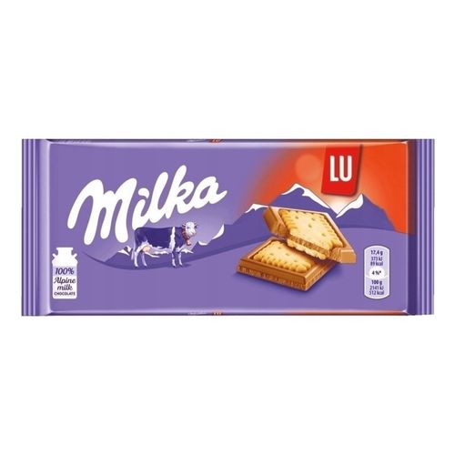 Шоколад Milka Lu Sandwich Chocolate молочный 87 г