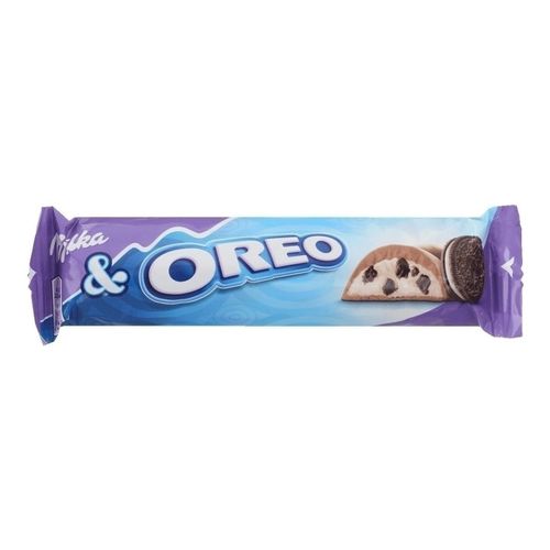 Батончик Milka Oreo Bar Chocolate c ванильной начинкой и кусочками печенья 37 г