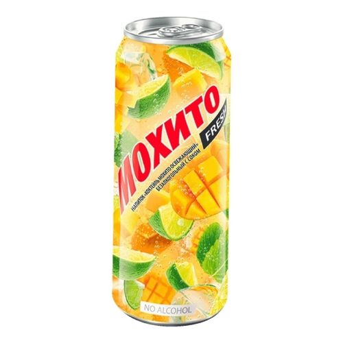 Газированный напиток Мохито Fresh Коктейль Манго 400 мл