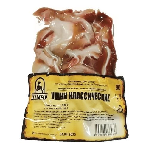 Ушки Дамир Классические варено-копченые 100 г