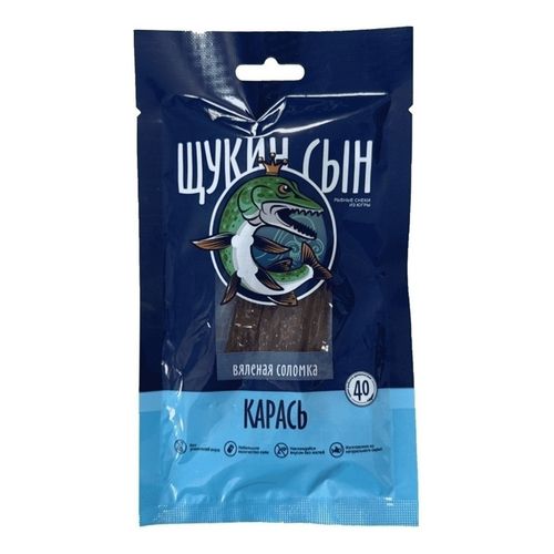 Карась Щукин Сын вяленный соломка 40 г