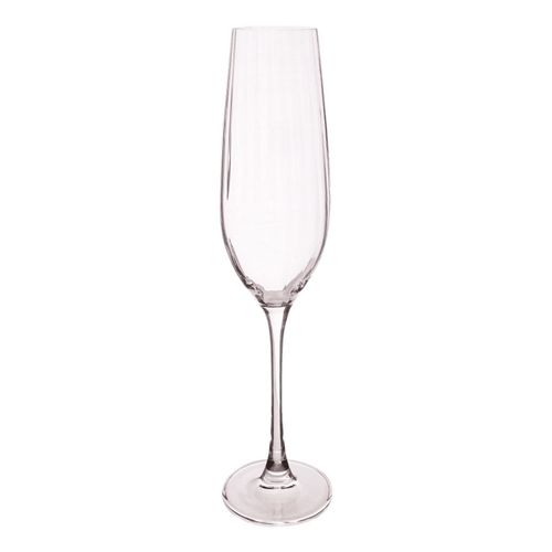 Фужеры для шампанского Crystal Bohemia Repast Viva Optic прозрачные 260 мл 2 шт