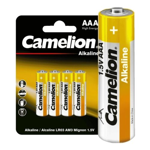 Батарейки Camelion Alkaline LR03 ААА 4 шт