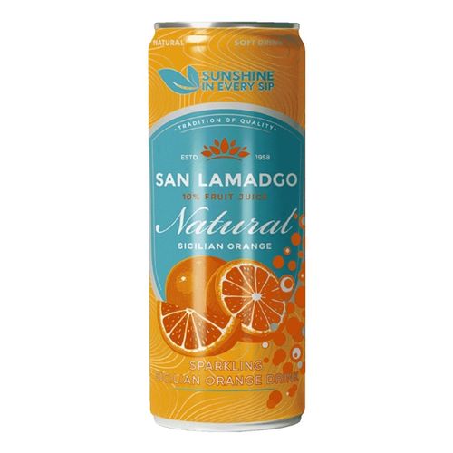Газированный напиток San Lamadgo Sicilian Orange 330 мл