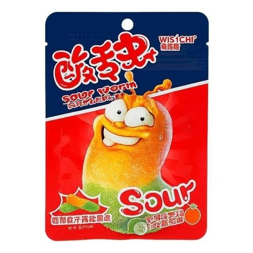 Мармелад Wisichi Sour апельсин и лайм 20 г