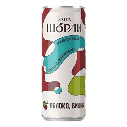 Газированный напиток Дальняя Дача Шорли яблоко-вишня 330 мл