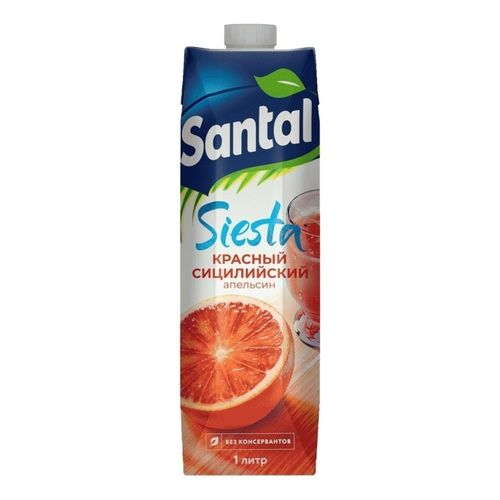 Нектар Santal красный апельсин 1 л