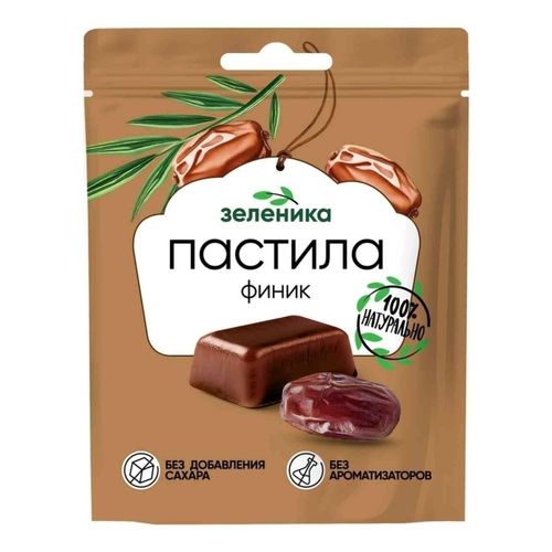 Пастила Зеленика финиковая 5 шт 60 г