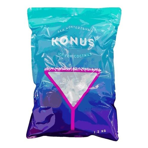 Лёд пищевой Konus коктейльный 1,2 кг