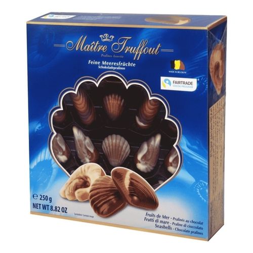 Конфеты шоколадные Maitre Truffout Дары моря с ореховой начинкой 250 г