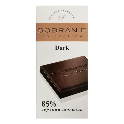 Плитка Sobranie горькая 85% 90 г