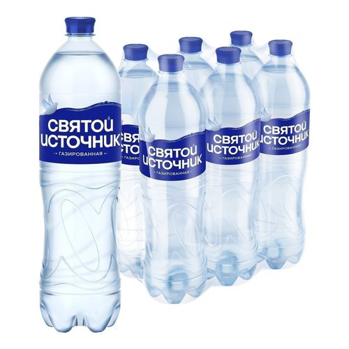 Вода питьевая Святой Источник газированная 1,5 л
