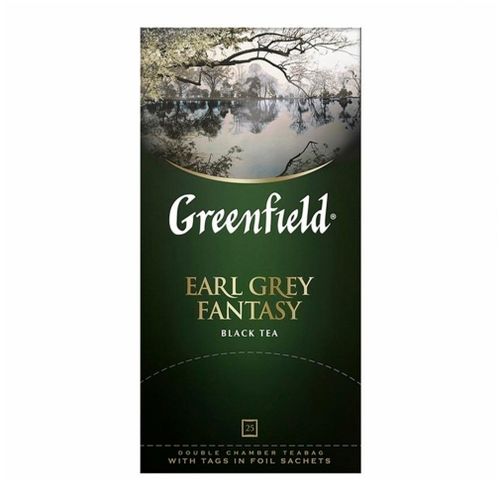 Чай черный Greenfield Earl Grey Fantasy в пакетиках 2 г х 25 шт