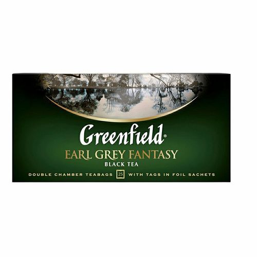 Чай черный Greenfield Earl Grey Fantasy в пакетиках 2 г х 25 шт