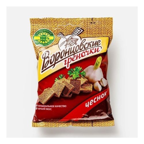 Греночки Воронцовские Чеснок 60 г