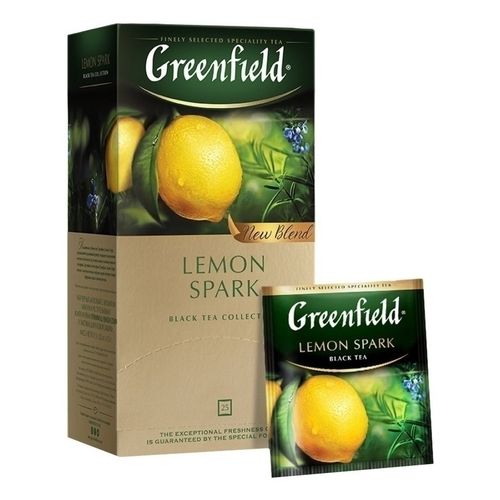 Чай черный Greenfield Lemon Spark в пакетиках 1,5 г х 25 шт