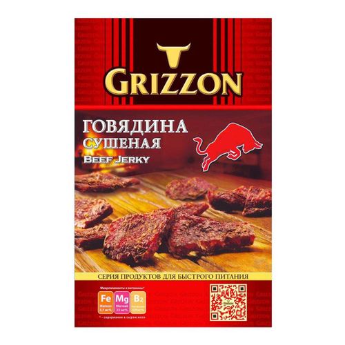 Джерки Grizzon Говядина сушеные 36 г