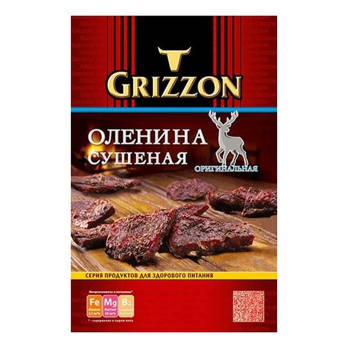 Оленина Grizzon сушеная 36 г